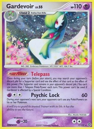 Gardevoir (7/132) [Diamant &amp; Perle : Merveilles Secrètes] 