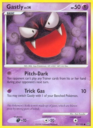 Gastly (62/100) [Diamant &amp; Perle : Stormfront] 