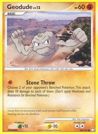 Geodude (84/123) [Diamant et perle : trésors mystérieux] 