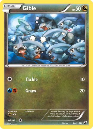 Gible 94/113 - [Legendary Treasures]