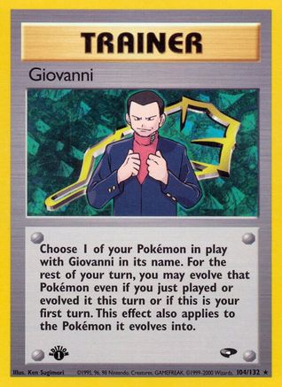 Giovanni (104) 104/132 - [Gym Challenge] 1st Edition