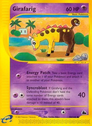 Girafarig (58/144) [Skyridge] 