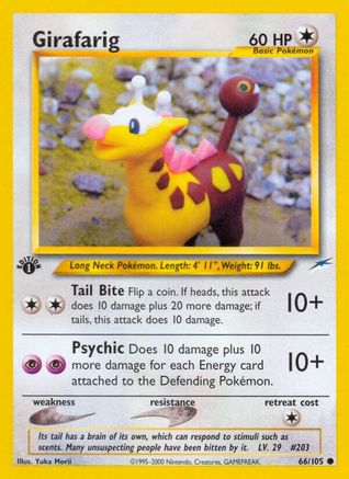 Girafarig 66/105 - [Neo Destiny] 1st Edition