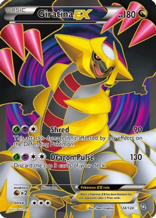 Giratina EX (124/124) [Noir et Blanc : Dragons Exaltés] 