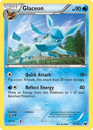 Glaceon (30/108) [Black & White: Dark Explorers]