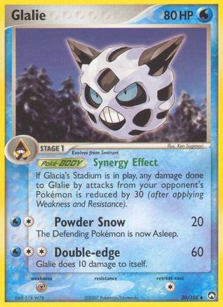 Glalie (30/108) (Estampillé) [EX : Gardiens du pouvoir] 