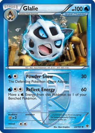 Glalie (22/101) [Noir et blanc : explosion de plasma] 