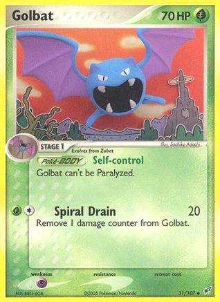 Golbat/107 - [Deoxys] Reverse Holofoil