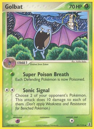 Golbat 43/113 - [Delta Species] Reverse Holofoil
