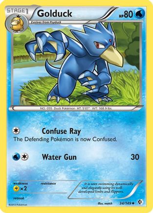 Golduck (34/149) [Noir et blanc : frontières franchies] 