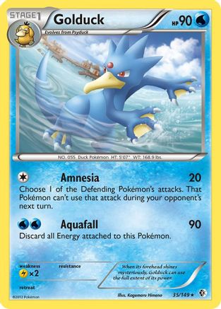 Golduck (35/149) [Noir et blanc : frontières franchies] 