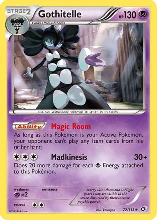 Gothitelle 72/113 - [Legendary Treasures] Holofoil