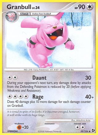 Granbull (39/106) [Diamant &amp; Perle : Grandes Rencontres] 
