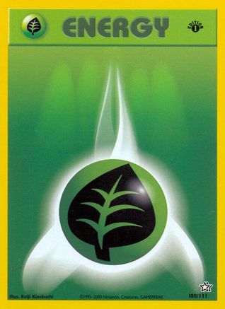 Grass Energy 108/111 - [Neo Genesis] 1st Edition