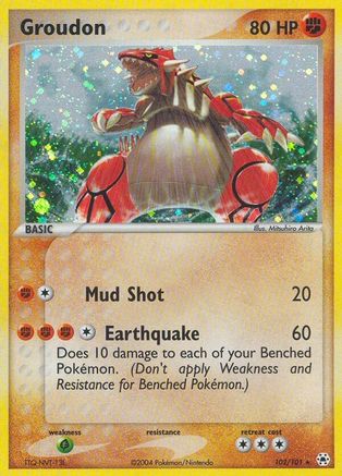 Groudon/101 - [Hidden Legends] Holofoil