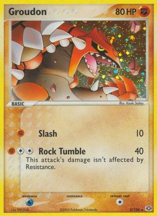 Groudon - 005/106/106 - [Emerald] Holofoil