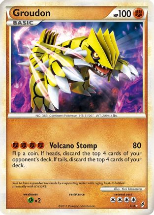 Groudon (Shiny)/95 - [Call of Legends] Holofoil