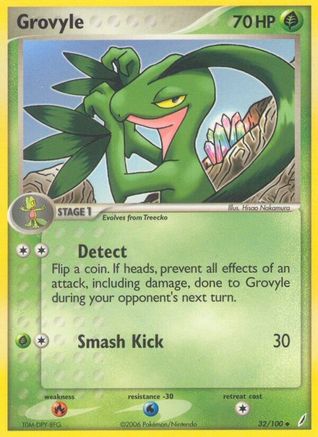 Grovyle (32/100) [EX : Gardiens de cristal] 