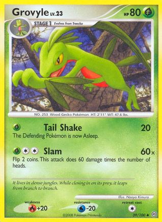 Grovyle (39/100) [Diamant et Perle : Stormfront] 