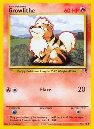 Growlithe (45/110) [Collection Légendaire] 