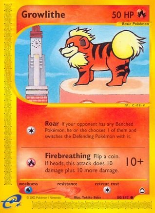 Growlithe (80)/147 - [Aquapolis]