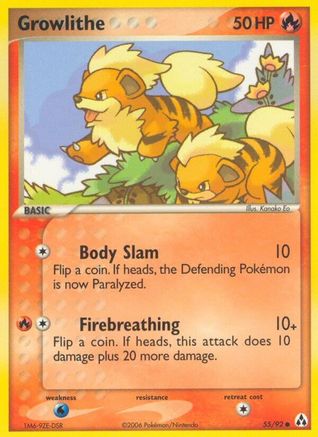 Growlithe (55/92) [LM Legend Maker]