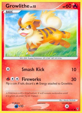 Growlithe (108/147) [Platine : Vainqueurs Suprêmes] 