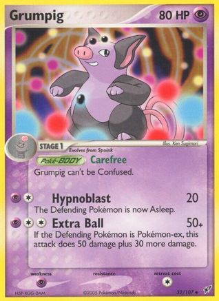Grumpig/107 - [Deoxys] Reverse Holofoil