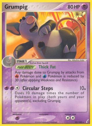 Grumpig/100 - [Crystal Guardians]
