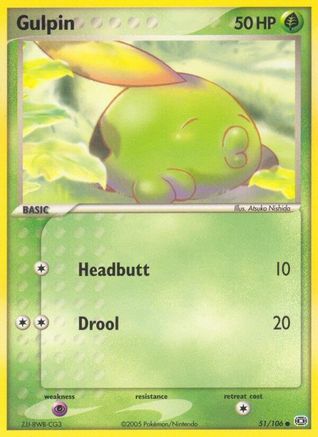 Gulpin/106 - [Emerald] Reverse Holofoil
