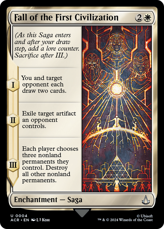 Fall of the First Civilization (ACR-004) - [Assassin's Creed] Foil