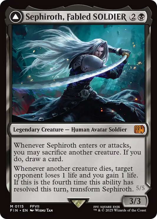 Sephiroth, Fabled SOLDIER // Sephiroth, One-Winged Angel (FIN-115) - [FINAL FANTASY]