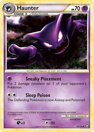 Haunter (35/102) [HeartGold &amp; SoulSilver : Triomphant] 