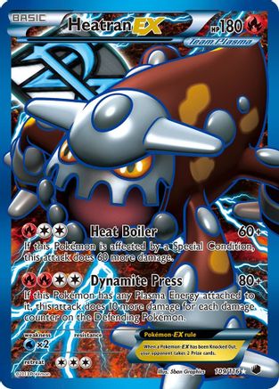 Heatran EX (109/116) [Black & White: Plasma Freeze]