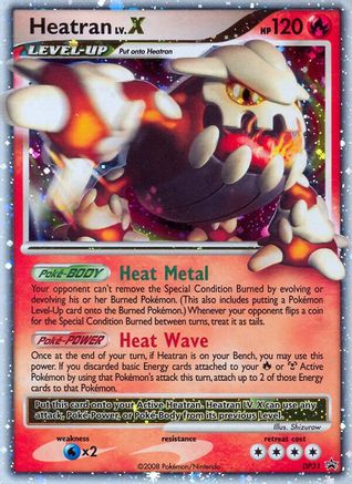 Heatran LV.X (DP31) [Diamant et Perle : Promos Black Star] 