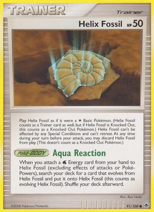 Helix Fossil (91/100) [Diamant et perle : Majestic Dawn] 