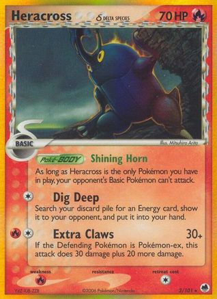 Heracross (3/101) (Espèces Delta) [EX : Dragon Frontiers] 