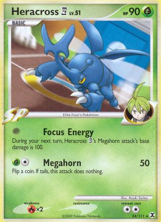 Heracross (24/111) [Platine : Rivals montants] 