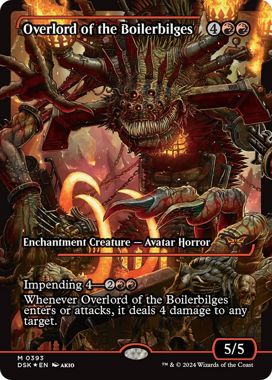 Overlord of the Boilerbilges (DSK-393) - [Duskmourn: House of Horror]: (Showcase) Foil