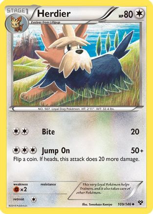 Herdier (109/146) [XY : Ensemble de base] 