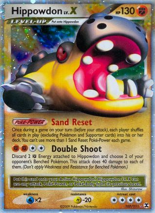 Hippowdon Lv.X/111 - [Rising Rivals] Holofoil