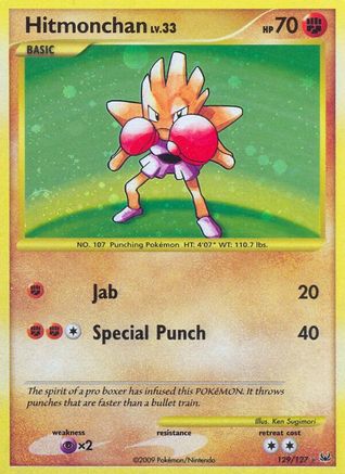 Hitmonchan/127 - [Platinum] Holofoil