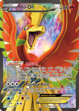 Ho-Oh EX (119/124) [Noir et Blanc : Dragons Exaltés] 