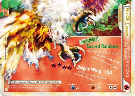 Ho-Oh Legend (Bottom) 112/123 - [HeartGold SoulSilver] Holofoil