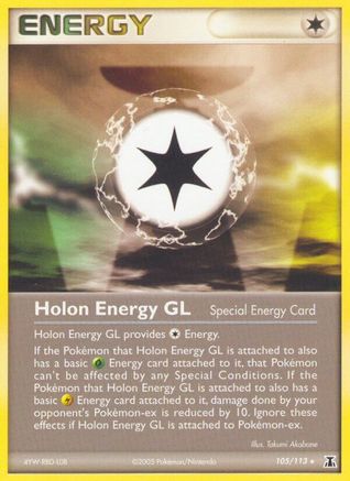 Holon Energy GL 105/113 - [Delta Species] Reverse Holofoil