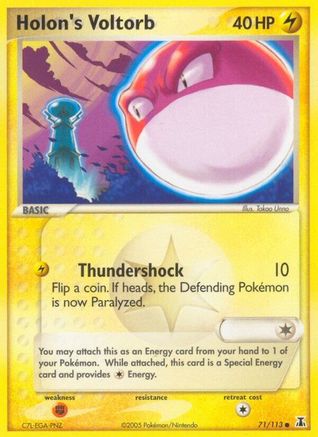 Holon's Voltorb 71/113 - [Delta Species] Reverse Holofoil