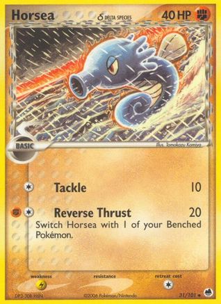 Horsea (31/101) (Espèce Delta) [EX : Dragon Frontiers] 