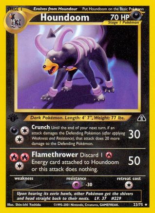 Houndoom (23) 23/75 - [Neo Discovery] 1st Edition