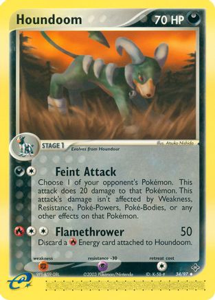 Houndoom 34/97 - [Dragon]