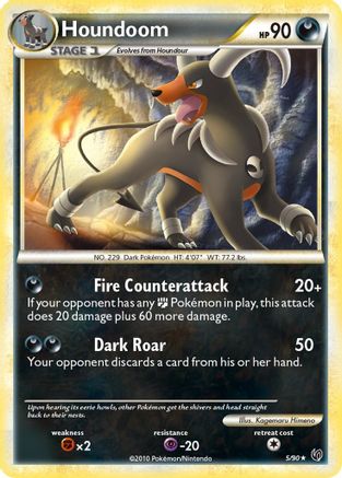 Houndoom/90 - [Undaunted] Holofoil